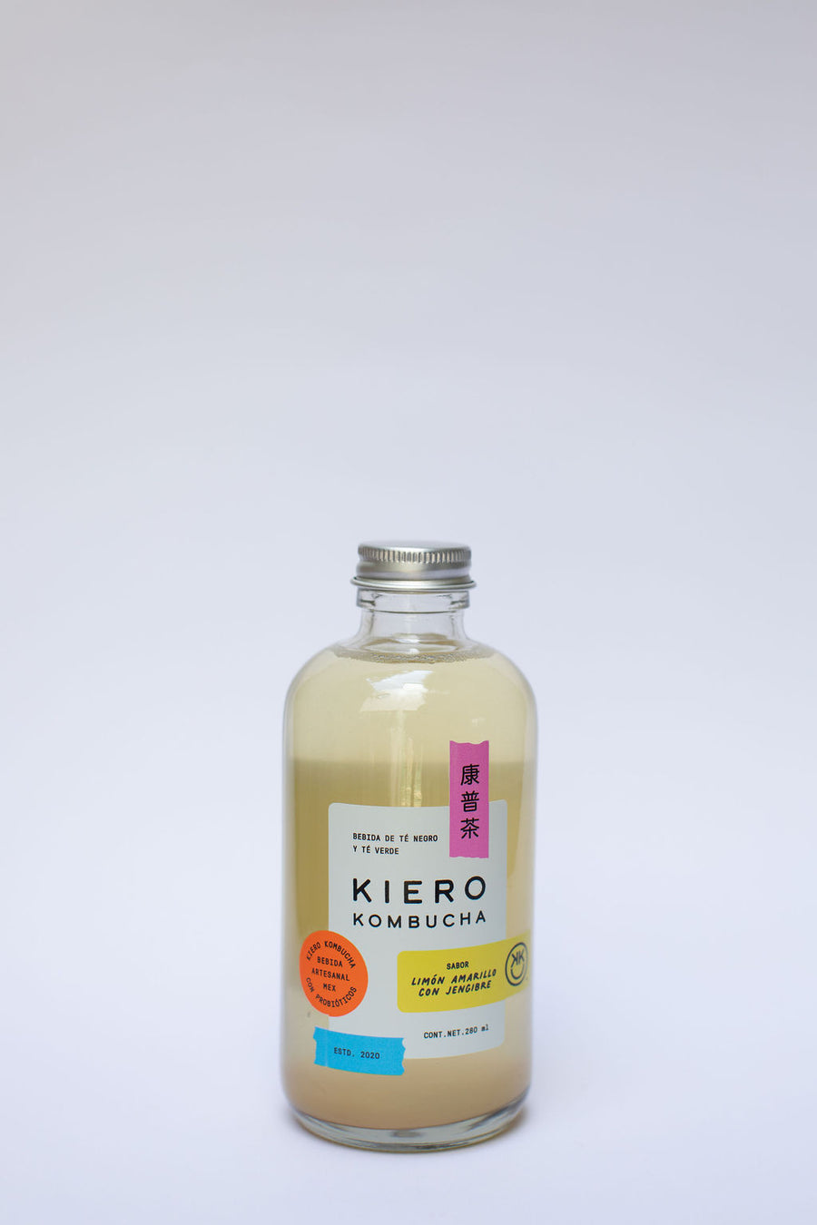 KieroKombucha 280 ml — Limón con Jengibre