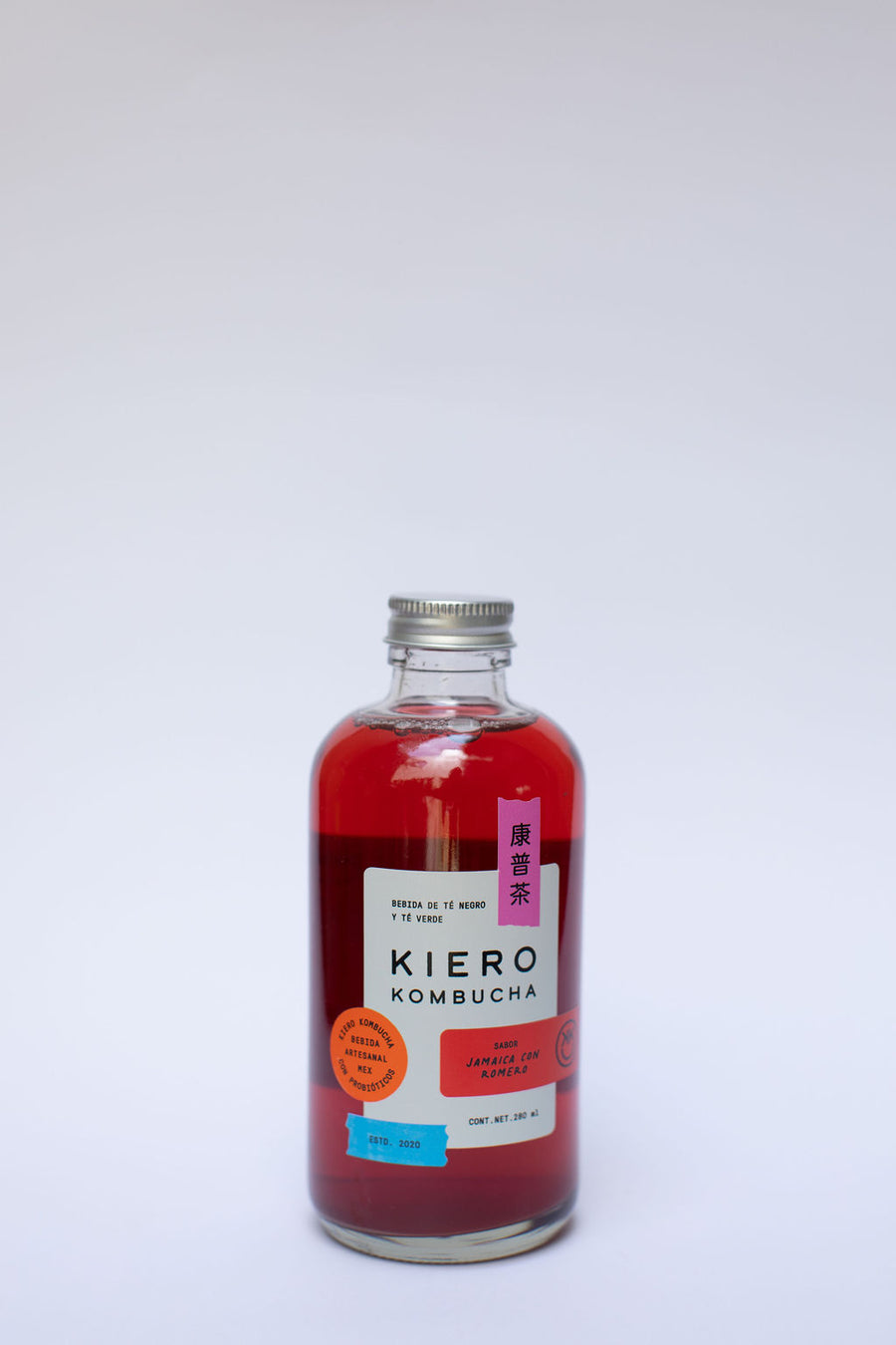 KieroKombucha 280 ml — Jamaica con Romero