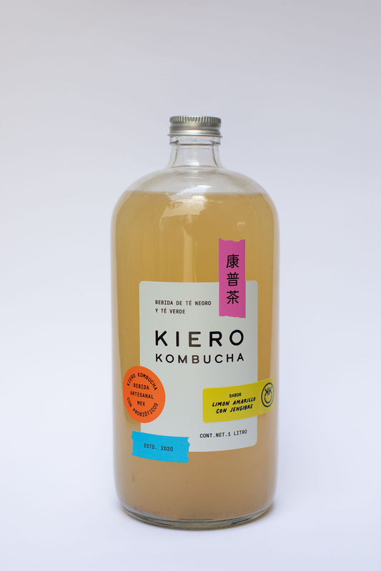 Limón amarillo y jengibre (1 litro)